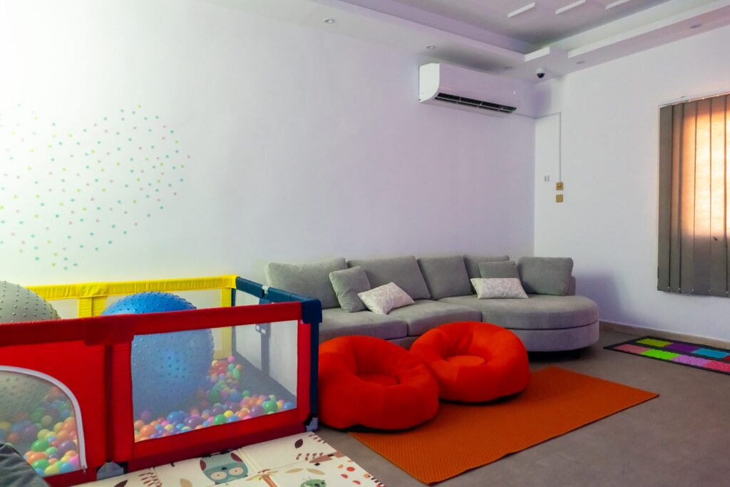 Family support room at Basira Centre